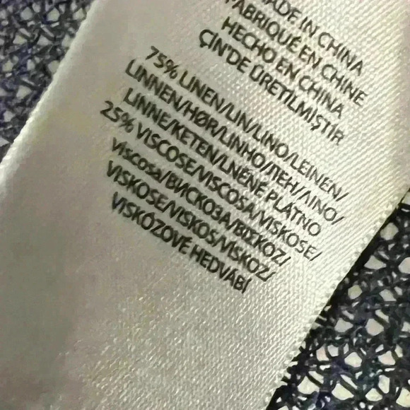 Beautiful POLO Ralph Lauren linen blend blue long cardigan size M (SKU C114) - Picture 2 of 7